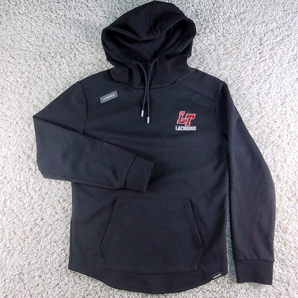 Legends Hoodie Mens S Black Excellent LT Lacrosse Performance Pullover